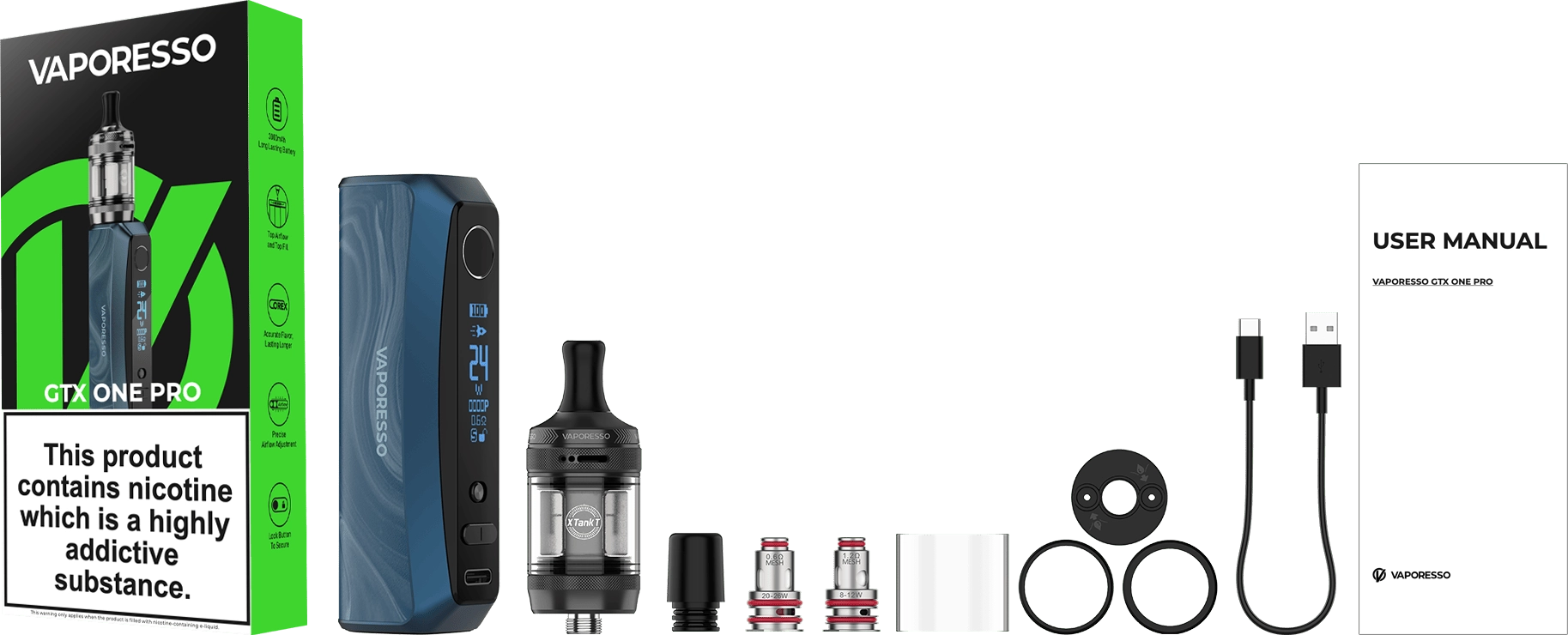 GTX ONE PRO package list