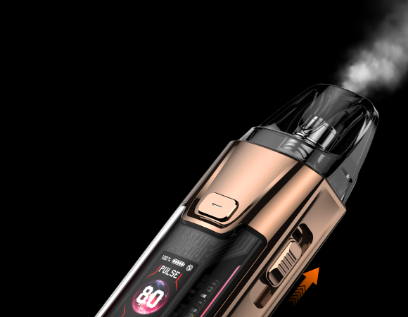 Vaporesso LUXE XR MAX 2 – adjustable airflow vape allowing seamless transition between MTL and DTL vaping styles.